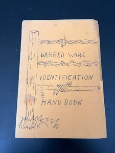 Manual de identificación de alambre de púas c. 1960 con ilustraciones desplegables ¡LIMPIO!! - Imagen 1 de 6