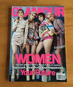 Glamour Magazine February 2017 Lena Dunham Girls Cover No Label Newsstand - Imagen 1 de 2