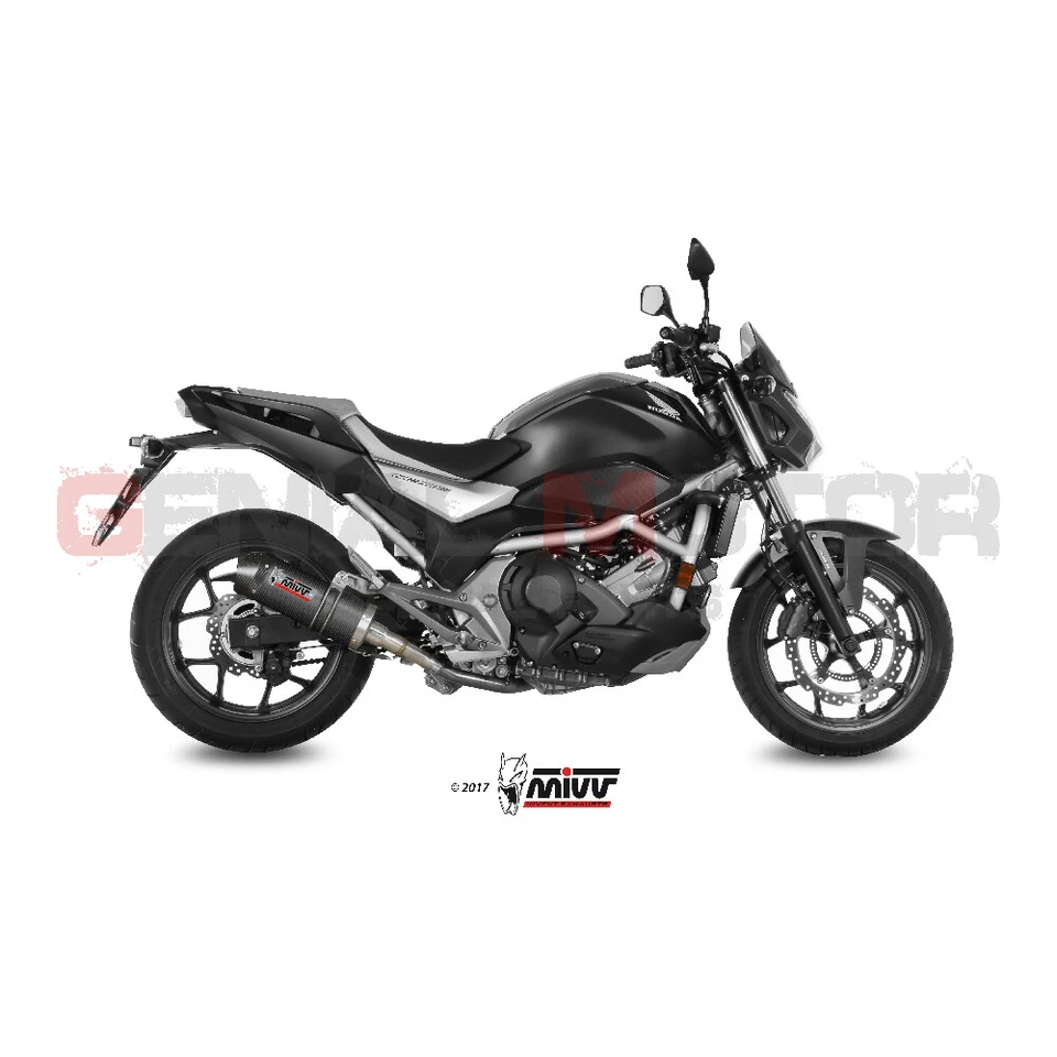 Scarico Honda Integra 750 2018 2019 Oval Mivv Carbonio cc H.065.l3c