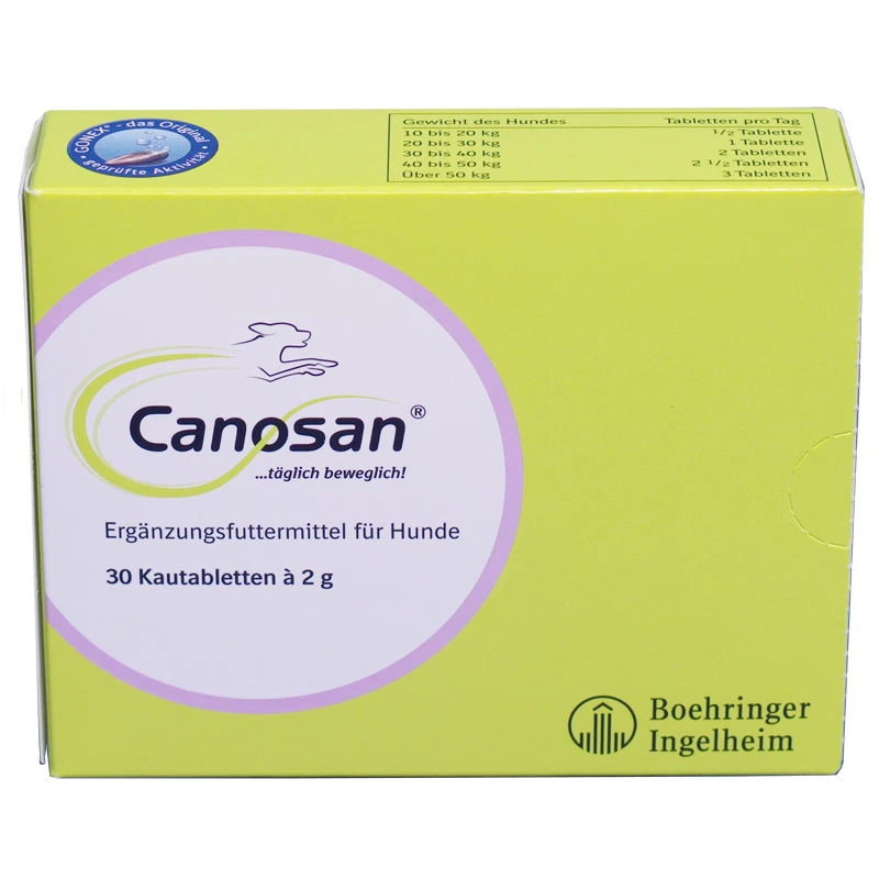 3 x Boehringer Canosan 30 Tabletten (90) Gelenkerli/Kautablette (0,69€/Tablette)