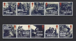 2022 QE2 ROYAL MAIL UNSUNG HEROES WOMEN OF WORLD WAR 2 COMMEMORATIVE STAMP SET - Picture 1 of 1