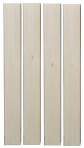 Set of 4 Solid Pine Square Table Legs, 88*88*736mm Ex 4" Wooden A4STL736 - Picture 1 of 4