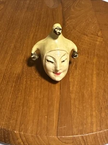 Nastro in celluloide figurativo BT cucito vintage misura pagliaccio testa di giullare - Foto 1 di 7