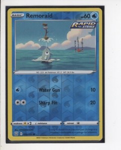 REMORAID BATTLE STYLES SET REVERSE-HOLO FOIL POKEMON CARD 036/163 NM/M