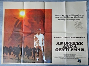 An Officer And A Gentleman Poster Quad Richard Gere Debra Winger 1982 - Picture 1 of 6