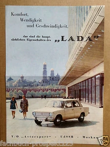 LADA 1300  PROSPEKT 1973 UDSSR AVTOEXPORT MOSKAU OLDTIMER SAMMLER - Bild 1 von 2