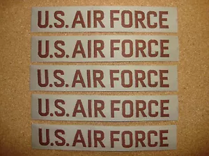 5 neue unbenutzte US AIR FORCE Desert Tan Taschenaufnäher - Bild 1 von 2
