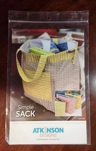 Simple Sack Pattern Instructions by Atkinson Designs - 2019 - ATK-195 - Picture 1 of 4