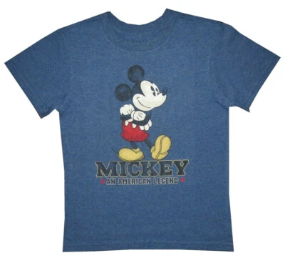 CAMISETA NUEVA MICKEY M 7-8 NIÑOS DISNEY STORE AN AMERICAN LEGEND KIDS Foto 1 de 3