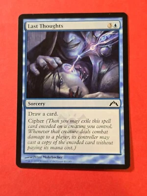 2013 Magic The Gathering Gatecrash #40 Last Thoughts, C, NF, cd2 - Image 1 of 3