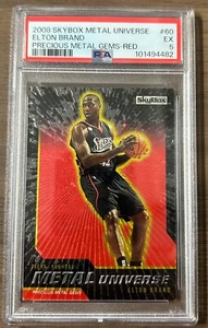 2008-09 SkyBox Metal Universe Precious Metal Gems Red Elton Brand /50 PSA 5 EX - Picture 1 of 5