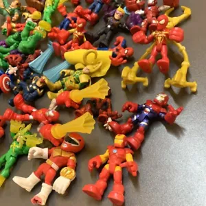 Random 10 Marvel Super Hero Squad Figure Captain America Spider-man X-men Gift H - Picture 1 of 5