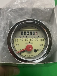 GOOD QUALITY LAMBRETTA LD+D 125/ 150cc 100KM REPLACEMENT SPEEDO/ SPEEDOMETER - Picture 1 of 9