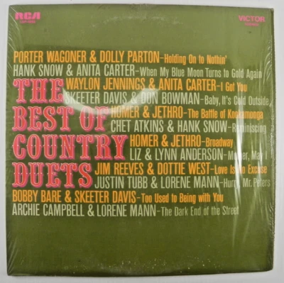 The Best Of Country Duets 1968 Vinyl Compilation RCA Victor ~ Waylon, Dolly, etc - Image 1 of 4