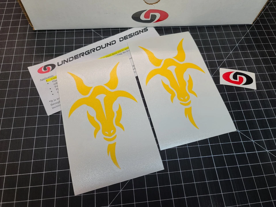 Calcomanías de CABRA (2 paquetes) pegatinas de acento para guardabarros de ventana para Pontiac GTO LS1 LS2 2004-06 Foto 1 de 1