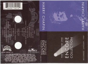 Harry Chapin The Bottom Line Encore Collection Cassette (Bottom Line, 1998) - Picture 1 of 1