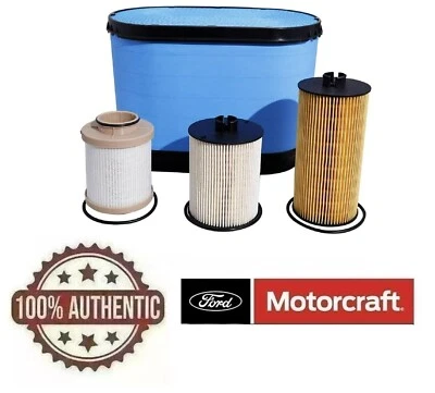 08-10 Ford 6.4 6.4L Powerstroke Diesel Camión Motorcraft Aceite Aire Filtro Kit Foto 1 de 2