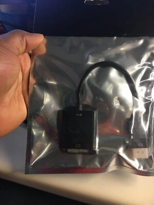 DisplayPort 1.2a to DVI Active Adapter - Black | DisplayPort 1.2a Standard - Image 1 of 2