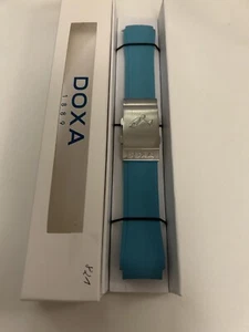 Orginal Doxa Sub 300 T Aquamarine Kautschuk Armband Türkis -Neu- - Bild 1 von 6