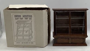 NIB Vintage Concord Miniatures Slant Front Display Case - Picture 1 of 6
