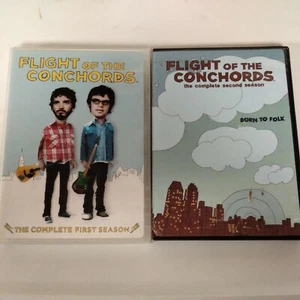 Flight Of The Conchords Season 1 & 2 DVD lot Tested! - Picture 1 of 2