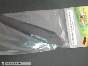 NEW Upper Main Rotor Blades A suit Venom Helicopter part # VENF7600 - Bild 1 von 1
