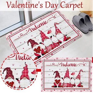 Valentine's Day Welcome Doormats Home Carpets Decor Carpet Living Room Carpet - Picture 1 of 9