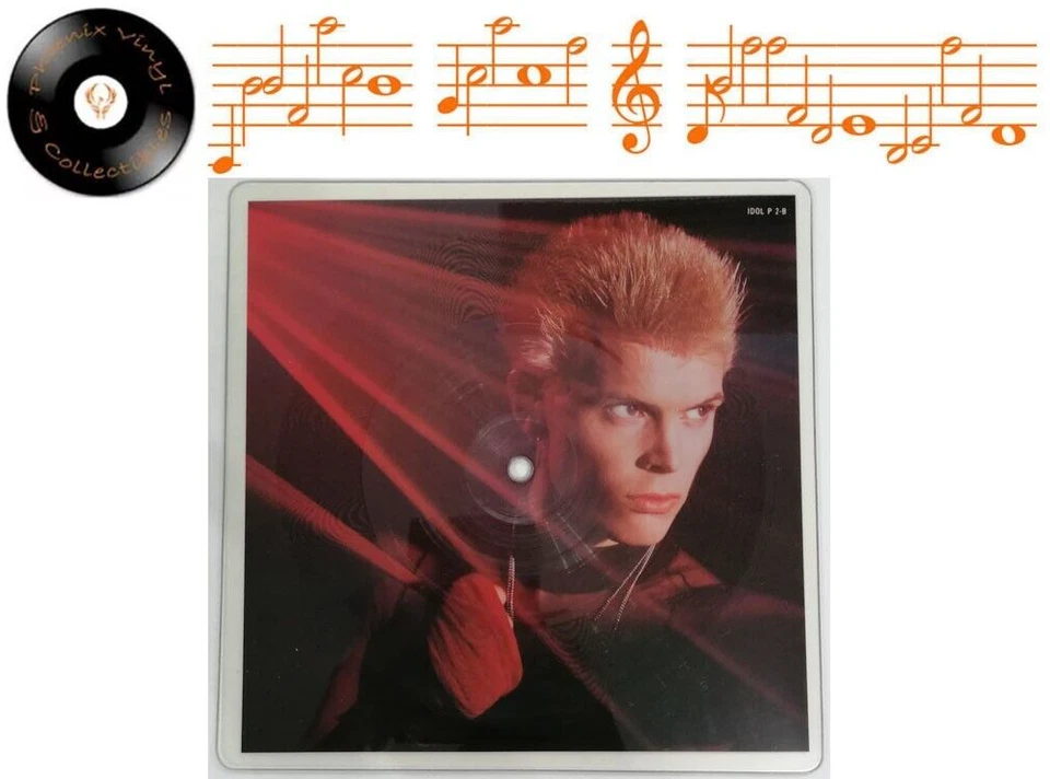 Billy Idol Rebel Yell Shaped Picture Disc - EX - Image 1 of 4