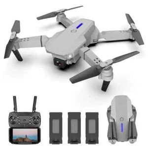 3 Batteries Drone X Pro 4K HD Selfie Camera WIFI FPV GPS Foldable RC Quadcopter - Picture 1 of 10