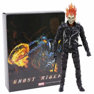 New Marvel Ghost Rider Johnny Blaze PVC Action Figure Collectible Model w/box - Picture 1 of 9