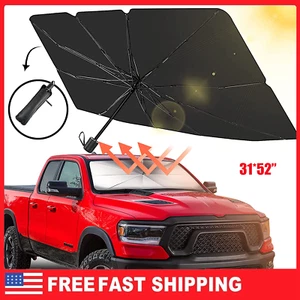 Car Windshield Sunshade Cover Umbrella Foldable Front Window Visor Sun Shade USA - Picture 1 of 12