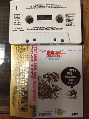 It's A Mad, Mad, Mad, Mad World Original Motion Picture Score cassette tape Foto 1 de 2