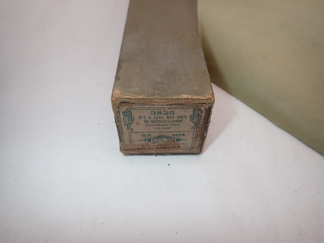 A Vintage Player Piano Roll Dilemma - Exquisitely Unremarkable