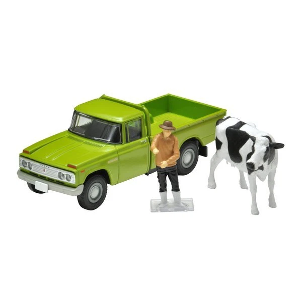 Lv-189C 1/64 Toyota Stout Green Diecast Mini Car With Figure - Image 1 of 1