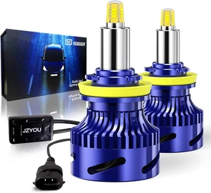 H11 H8 LED Headlight Fog Bulbs White Low Beam Conversion Kit 20000LM Bright - Picture 1 of 8