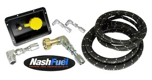 Kit de llenado remoto de propano de 10 pies montaje receptáculo autocaravana autogás tanque de GLP - Imagen 1 de 1