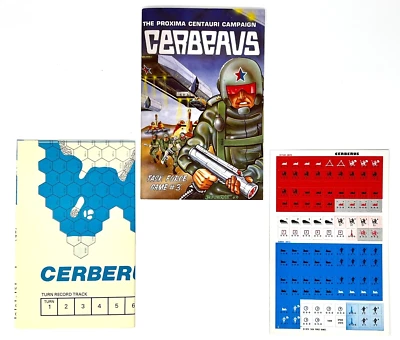 Task Force Games 1979 Cerberus The Proxima Centauri Campaign UNPUNCHED COMPLETE - Image 1 of 4