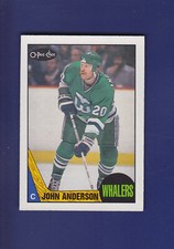 John Anderson 1987-88 O-PEE-CHEE OPC Hockey #45 (NM+) Hartford Whalers