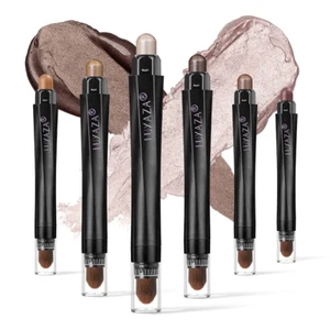 6PCS Cream Eyeshadow Stick Makeup Sets, Metallic and Matte Shimmer Eye Shadow, E - Picture 1 of 11