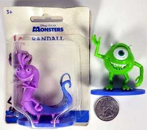 Disney Pixar Monsters Inc ~ Randall ~ Mike Wazowski ~ 2.5" Toy or Cake Topper - Picture 1 of 4