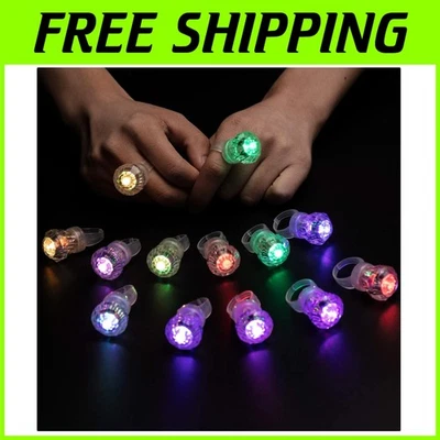 Anillos LED intermitentes - Juego de 60 que brillan en la oscuridad Foto 1 de 4