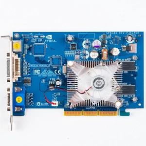 PNY GeForce 6200 128MB DDR AGP 4X/8X Graphics Card Graphics Card Windows 98 - Picture 1 of 3