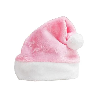 Sombrero de Papá Noel de Terciopelo de Navidad Unisex Cómodo Multicolor para Adultos Adolescentes Foto 1 de 4