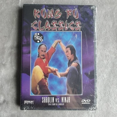 Rare Obscure Kung Fu DVD Shaolin vs. Ninja Brand New Sealed Shaolin Cinema - Bild 1 von 2