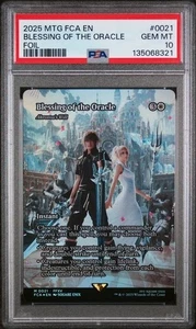 2025 MTG Final Fantasy Blessing Of The Oracle Foil #21 PSA 10 - Picture 1 of 2