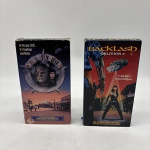 Vintage Oblivion & Oblivion 2 Backlash VHS Lot! - Imagen 1 de 16