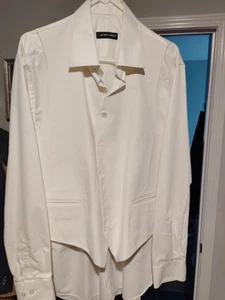 Men's Ivory Dress Shirt And Vest - Picture 1 of 4