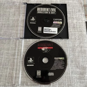Resident Evil Director's Cut & RE 2 Demo PS1 Playstation (2000) Discs Only - Picture 1 of 7