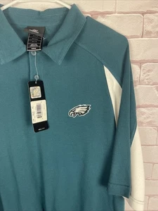 NFL Team Apparel Philadelphia Eagles Poloshirt Herren M schwarz Reebok - Bild 1 von 12