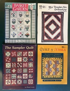 Lot of 4 Quilting Books w Patterns Quilt - That Patchwork Place Koala Baskets - Picture 1 of 14